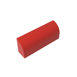 Brick Curved 1 x 4 x 1 1/3 No Studs, Curved Top #10314 Brick Curved 1 x 4 x 1 1/3 No Studs, Curved Top #10314 - 10-Red Lego Block Sets Alternative