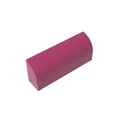 Brick Curved 1 x 4 x 1 1/3 No Studs, Curved Top #10314 Brick Curved 1 x 4 x 1 1/3 No Studs, Curved Top #10314 - 13-Magenta Lego Block Sets Alternative