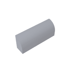 Brick Curved 1 x 4 x 1 1/3 No Studs, Curved Top #10314 Brick Curved 1 x 4 x 1 1/3 No Studs, Curved Top #10314 - 73-Flat Silver Lego Block Sets Alternative