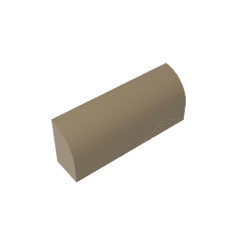 Brick Curved 1 x 4 x 1 1/3 No Studs, Curved Top #10314 Brick Curved 1 x 4 x 1 1/3 No Studs, Curved Top #10314 - 34-Dark Tan Lego Block Sets Alternative