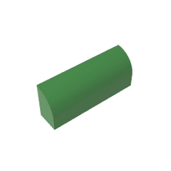 Brick Curved 1 x 4 x 1 1/3 No Studs, Curved Top #10314 Brick Curved 1 x 4 x 1 1/3 No Studs, Curved Top #10314 - 40-Green Lego Block Sets Alternative