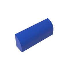 Brick Curved 1 x 4 x 1 1/3 No Studs, Curved Top #10314 Brick Curved 1 x 4 x 1 1/3 No Studs, Curved Top #10314 - 50-Blue Lego Block Sets Alternative
