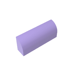 Brick Curved 1 x 4 x 1 1/3 No Studs, Curved Top #10314 Brick Curved 1 x 4 x 1 1/3 No Studs, Curved Top #10314 - 63-Lavender Lego Block Sets Alternative
