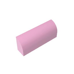 Brick Curved 1 x 4 x 1 1/3 No Studs, Curved Top #10314 Brick Curved 1 x 4 x 1 1/3 No Studs, Curved Top #10314 - 11-Bright Pink Lego Block Sets Alternative