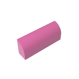 Brick Curved 1 x 4 x 1 1/3 No Studs, Curved Top #10314 Brick Curved 1 x 4 x 1 1/3 No Studs, Curved Top #10314 - 12-Dark Pink Lego Block Sets Alternative