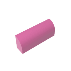 Brick Curved 1 x 4 x 1 1/3 No Studs, Curved Top #10314 Brick Curved 1 x 4 x 1 1/3 No Studs, Curved Top #10314 - 12-Dark Pink Lego Block Sets Alternative