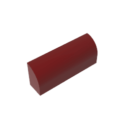 Brick Curved 1 x 4 x 1 1/3 No Studs, Curved Top #10314 Brick Curved 1 x 4 x 1 1/3 No Studs, Curved Top #10314 - 14-Dark Red Lego Block Sets Alternative