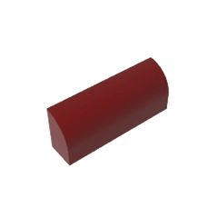Brick Curved 1 x 4 x 1 1/3 No Studs, Curved Top #10314 Brick Curved 1 x 4 x 1 1/3 No Studs, Curved Top #10314 - 14-Dark Red Lego Block Sets Alternative