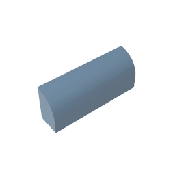 Brick Curved 1 x 4 x 1 1/3 No Studs, Curved Top #10314 Brick Curved 1 x 4 x 1 1/3 No Studs, Curved Top #10314 - 54-Sand Blue Lego Block Sets Alternative