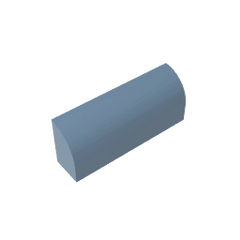 Brick Curved 1 x 4 x 1 1/3 No Studs, Curved Top #10314 Brick Curved 1 x 4 x 1 1/3 No Studs, Curved Top #10314 - 54-Sand Blue Lego Block Sets Alternative