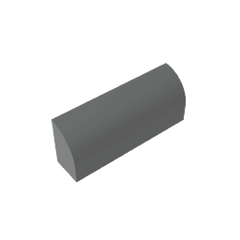 Brick Curved 1 x 4 x 1 1/3 No Studs, Curved Top #10314 Brick Curved 1 x 4 x 1 1/3 No Studs, Curved Top #10314 - 72-Dark Bluish Gray Lego Block Sets Alternative