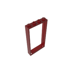 Door Frame 1 x 4 x 6 Type 2 #60596 Door Frame 1 x 4 x 6 Type 2 #60596 - 14-Dark Red Lego Block Sets Alternative