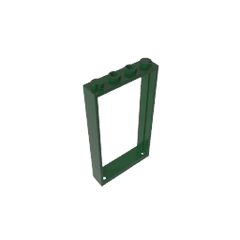 Door Frame 1 x 4 x 6 Type 2 #60596 Door Frame 1 x 4 x 6 Type 2 #60596 - 47-Dark Green Lego Block Sets Alternative