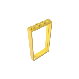 Door Frame 1 x 4 x 6 Type 2 #60596 Door Frame 1 x 4 x 6 Type 2 #60596 - 30-Yellow Lego Block Sets Alternative