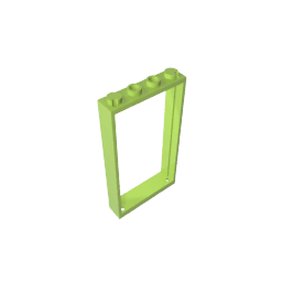 Door Frame 1 x 4 x 6 Type 2 #60596 Door Frame 1 x 4 x 6 Type 2 #60596 - 42-Lime Lego Block Sets Alternative