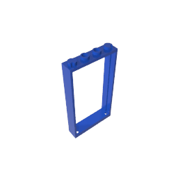 Door Frame 1 x 4 x 6 Type 2 #60596 Door Frame 1 x 4 x 6 Type 2 #60596 - 50-Blue Lego Block Sets Alternative