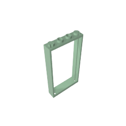 Door Frame 1 x 4 x 6 Type 2 #60596 Door Frame 1 x 4 x 6 Type 2 #60596 - 48-Sand Green Lego Block Sets Alternative
