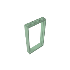 Door Frame 1 x 4 x 6 Type 2 #60596 Door Frame 1 x 4 x 6 Type 2 #60596 - 48-Sand Green Lego Block Sets Alternative