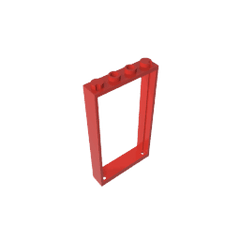 Door Frame 1 x 4 x 6 Type 2 #60596 Door Frame 1 x 4 x 6 Type 2 #60596 - 10-Red Lego Block Sets Alternative