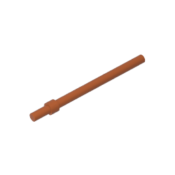 Bar 6L with Stop Ring #63965 Bar 6L with Stop Ring #63965 - 83-Dark Orange Lego Block Sets Alternative