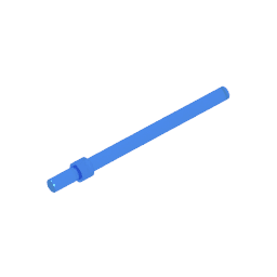 Bar 6L with Stop Ring #63965 Bar 6L with Stop Ring #63965 - 150-Trans Dark Blue Lego Block Sets Alternative