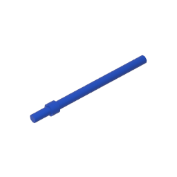 Bar 6L with Stop Ring #63965 Bar 6L with Stop Ring #63965 - 50-Blue Lego Block Sets Alternative