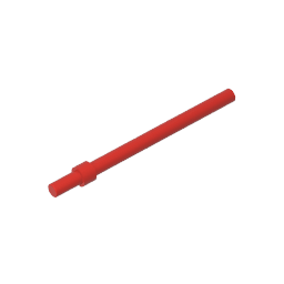 Bar 6L with Stop Ring #63965 Bar 6L with Stop Ring #63965 - 10-Red Lego Block Sets Alternative