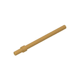 Bar 6L with Stop Ring #63965 Bar 6L with Stop Ring #63965 - 35-Pearl Gold Lego Block Sets Alternative