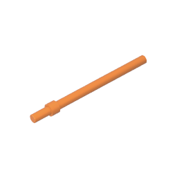 Bar 6L with Stop Ring #63965 Bar 6L with Stop Ring #63965 - 21-Orange Lego Block Sets Alternative