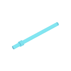 Bar 6L with Stop Ring #63965 Bar 6L with Stop Ring #63965 - 152-Trans Light Blue Lego Block Sets Alternative