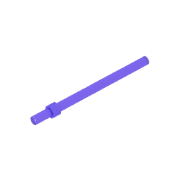 Bar 6L with Stop Ring #63965 Bar 6L with Stop Ring #63965 - 160-Trans Purple Lego Block Sets Alternative