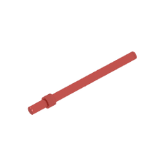 Bar 6L with Stop Ring #63965 Bar 6L with Stop Ring #63965 - 110-Trans Red Lego Block Sets Alternative