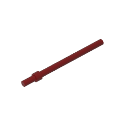Bar 6L with Stop Ring #63965 Bar 6L with Stop Ring #63965 - 14-Dark Red Lego Block Sets Alternative