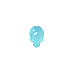 Light Cover with Internal Bar / Bionicle Barraki Eye #58176 Light Cover with Internal Bar / Bionicle Barraki Eye #58176 - 152-Trans Light Blue Lego Block Sets Alternative