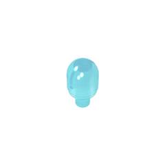 Light Cover with Internal Bar / Bionicle Barraki Eye #58176 Light Cover with Internal Bar / Bionicle Barraki Eye #58176 - 152-Trans Light Blue Lego Block Sets Alternative