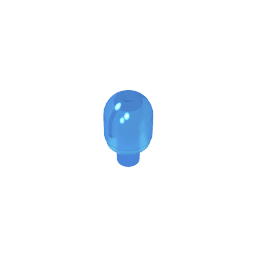 Light Cover with Internal Bar / Bionicle Barraki Eye #58176 Light Cover with Internal Bar / Bionicle Barraki Eye #58176 - 150-Trans Dark Blue Lego Block Sets Alternative