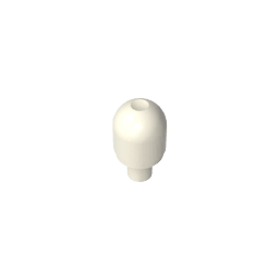Light Cover with Internal Bar / Bionicle Barraki Eye #58176 Light Cover with Internal Bar / Bionicle Barraki Eye #58176 - 90-White Lego Block Sets Alternative