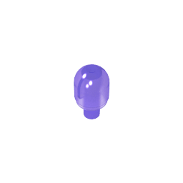 Light Cover with Internal Bar / Bionicle Barraki Eye #58176 Light Cover with Internal Bar / Bionicle Barraki Eye #58176 - 160-Trans Purple Lego Block Sets Alternative
