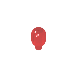 Light Cover with Internal Bar / Bionicle Barraki Eye #58176 Light Cover with Internal Bar / Bionicle Barraki Eye #58176 - 110-Trans Red Lego Block Sets Alternative