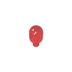 Light Cover with Internal Bar / Bionicle Barraki Eye #58176 Light Cover with Internal Bar / Bionicle Barraki Eye #58176 - 110-Trans Red Lego Block Sets Alternative
