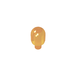 Light Cover with Internal Bar / Bionicle Barraki Eye #58176 Light Cover with Internal Bar / Bionicle Barraki Eye #58176 - 120-Trans Orange Lego Block Sets Alternative