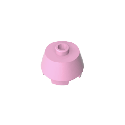 Brick Round 2 x 2 Truncated Cone #98100 Brick Round 2 x 2 Truncated Cone #98100 - 11-Bright Pink Lego Block Sets Alternative