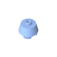 Brick Round 2 x 2 Truncated Cone #98100 Brick Round 2 x 2 Truncated Cone #98100 - 53-Bright Light Blue Lego Block Sets Alternative