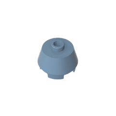Brick Round 2 x 2 Truncated Cone #98100 Brick Round 2 x 2 Truncated Cone #98100 - 54-Sand Blue Lego Block Sets Alternative