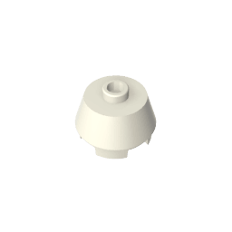 Brick Round 2 x 2 Truncated Cone #98100 Brick Round 2 x 2 Truncated Cone #98100 - 90-White Lego Block Sets Alternative