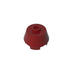 Brick Round 2 x 2 Truncated Cone #98100 Brick Round 2 x 2 Truncated Cone #98100 - 14-Dark Red Lego Block Sets Alternative
