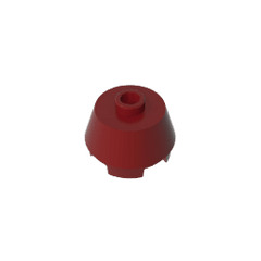 Brick Round 2 x 2 Truncated Cone #98100 Brick Round 2 x 2 Truncated Cone #98100 - 14-Dark Red Lego Block Sets Alternative