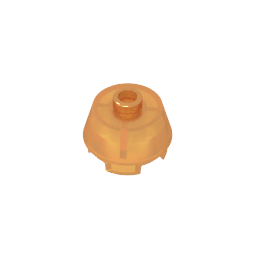 Brick Round 2 x 2 Truncated Cone #98100 Brick Round 2 x 2 Truncated Cone #98100 - 120-Trans Orange Lego Block Sets Alternative