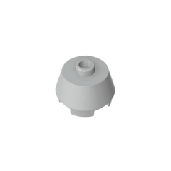 Brick Round 2 x 2 Truncated Cone #98100 Brick Round 2 x 2 Truncated Cone #98100 - 71-Light Bluish Gray Lego Block Sets Alternative