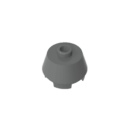 Brick Round 2 x 2 Truncated Cone #98100 Brick Round 2 x 2 Truncated Cone #98100 - 72-Dark Bluish Gray Lego Block Sets Alternative